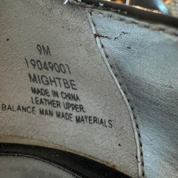 Naturalizer Women's Black Leather Peep Toe Pumps Heels Size 9 - Picture 8 of 8